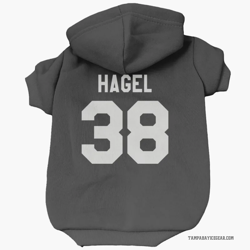 Brandon Hagel Black Tampa Bay Lightning Cat & Dog Pet Hoodie