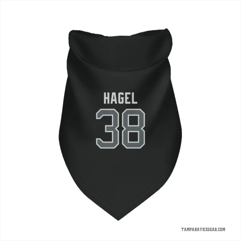 Brandon Hagel Black Tampa Bay Lightning Gray Cat & Dog Pet Bandana