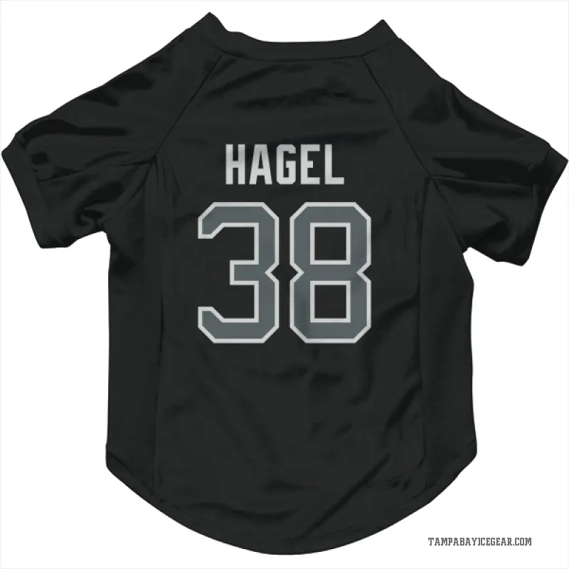 Brandon Hagel Black Tampa Bay Lightning Gray Cat & Dog Pet Jersey