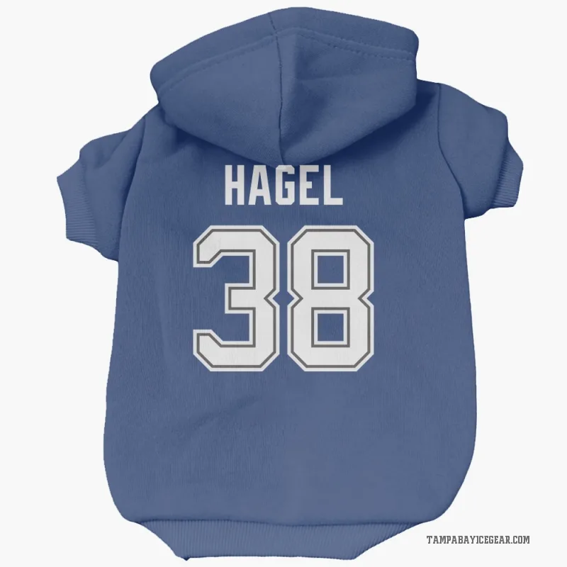 Brandon Hagel Blue Tampa Bay Lightning Cat & Dog Pet Hoodie