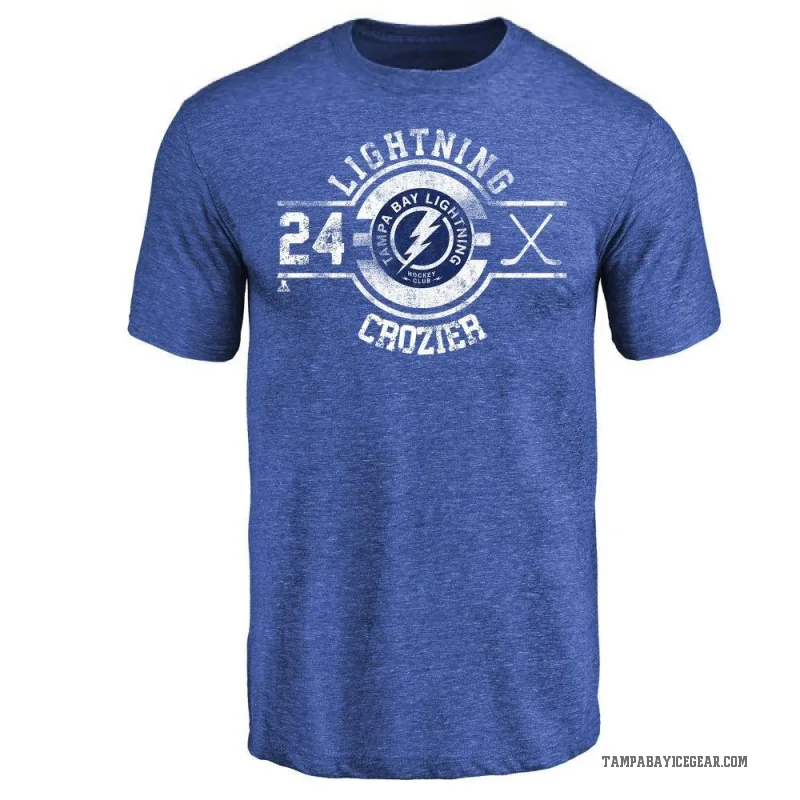 Maxwell Crozier Youth Royal Tampa Bay Lightning Insignia T-Shirt -