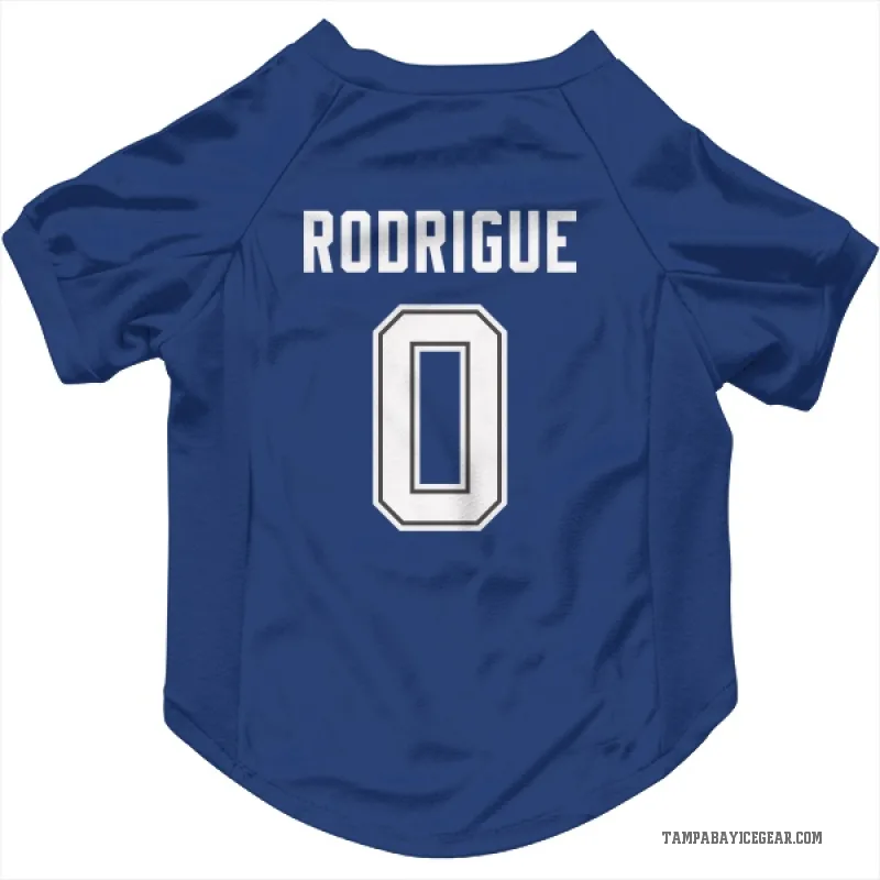 Olivier Rodrigue  Blue Tampa Bay Lightning  Cat & Dog Pet Jersey