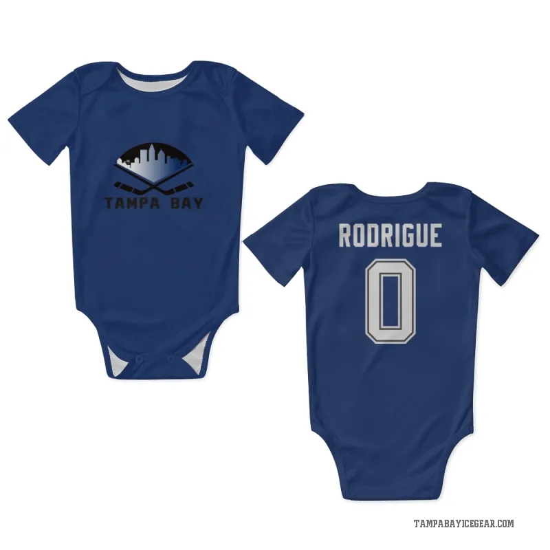 Olivier Rodrigue  Blue Tampa Bay Lightning  Newborn & Infant Bodysuit