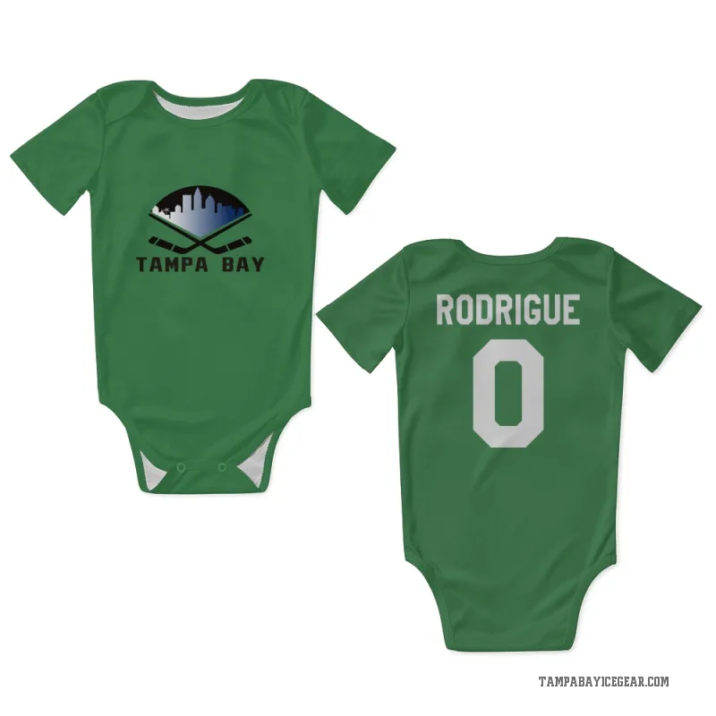 Olivier Rodrigue  Green Tampa Bay Lightning  Newborn & Infant Bodysuit