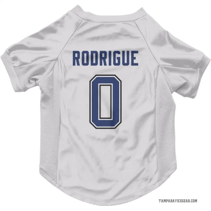 Olivier Rodrigue  White Tampa Bay Lightning  Cat & Dog Pet Jersey