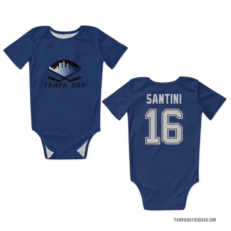Steven Santini  Blue Tampa Bay Lightning  Newborn & Infant Bodysuit