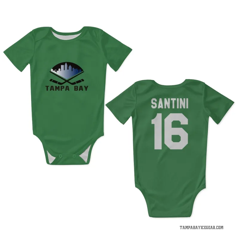 Steven Santini  Green Tampa Bay Lightning  Newborn & Infant Bodysuit