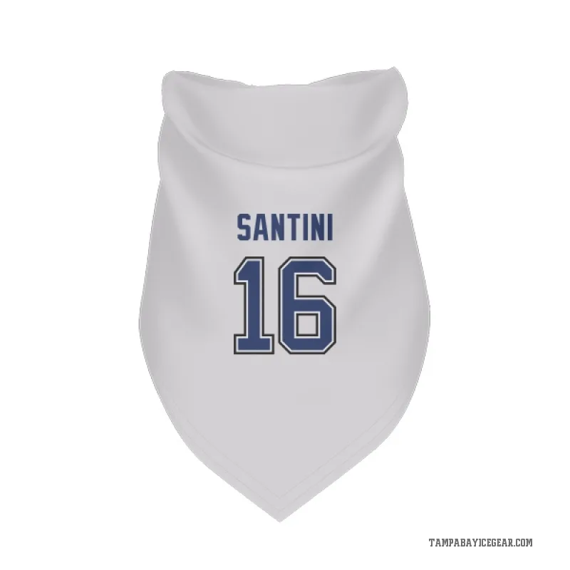Steven Santini  White Tampa Bay Lightning  Cat & Dog Pet Bandana